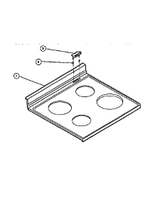 03 - Top parts for Frigidaire Range R2000LW1 from AppliancePartsPros.com