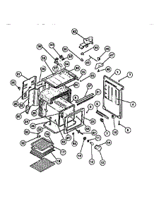 06 - Body parts for Frigidaire Range R2000LW1 from AppliancePartsPros.com