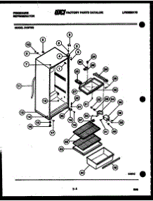 03 - Cabinet Parts parts for Frigidaire Refrigerator D13FF0 from AppliancePartsPros.com
