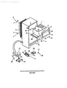 04 - Compressor, Condenser, Evaporator parts for Frigidaire Refrigerator D13ML7 from AppliancePartsPros.com