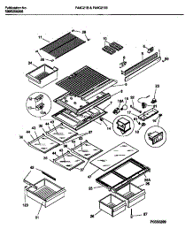 04 - Shelves, Controls, Divider, Mullion parts for Frigidaire Refrigerator F44C21IBD0 from AppliancePartsPros.com