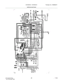 23 - Wiring Diagram parts for Frigidaire Refrigerator DGHS2634KW2 from AppliancePartsPros.com