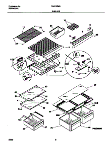 04 - Shelves parts for Frigidaire Refrigerator F44N18MGW1 from AppliancePartsPros.com