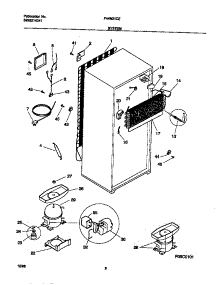 05 - System parts for Frigidaire Refrigerator F44N21CED4 from AppliancePartsPros.com
