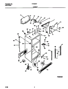 03 - Cabinet parts for Frigidaire Refrigerator F44Q22JTW0 from AppliancePartsPros.com