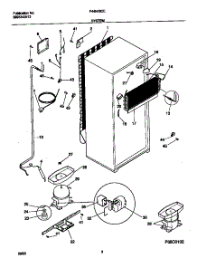 05 - System parts for Frigidaire Refrigerator F44N18CEW8 from AppliancePartsPros.com