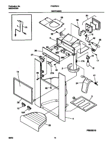 08 - Dispenser parts for Frigidaire Refrigerator F45ZR24JD1 from AppliancePartsPros.com