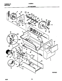 09 - Ice Container parts for Frigidaire Refrigerator F45ZR24JD0 from AppliancePartsPros.com