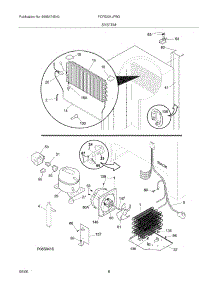 07 - System parts for Frigidaire Freezer FCFS201LFW2 from AppliancePartsPros.com