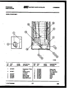 07 - System And Automatic Defrost Parts parts for Frigidaire Wine Cooler FCDWF135E1 from AppliancePartsPros.com