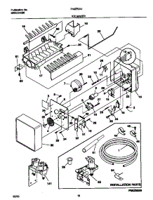 10 - Ice Maker parts for Frigidaire Refrigerator F45ZR24JD0 from AppliancePartsPros.com