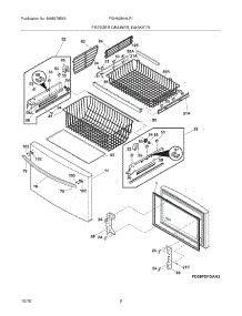 03 - Freezer Drawer - Basket parts for Frigidaire Refrigerator FGHN2844LF1 from AppliancePartsPros.com