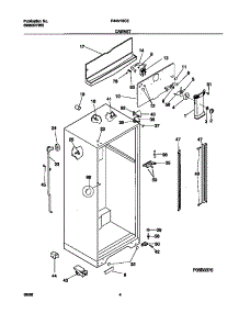03 - Cabinet parts for Frigidaire Refrigerator F44N18CED6 from AppliancePartsPros.com
