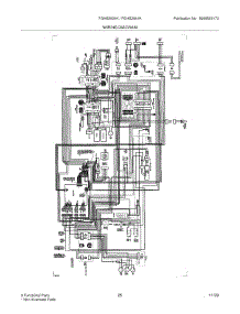 25 - Wiring Diagram parts for Frigidaire Refrigerator FGHS2634KQ1 from AppliancePartsPros.com