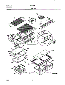 04 - Shelves parts for Frigidaire Refrigerator F44N18CED6 from AppliancePartsPros.com