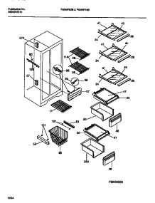 06 - Interior Food & Freezer  Compartmen parts for Frigidaire Refrigerator F45WP22BD0 from AppliancePartsPros.com