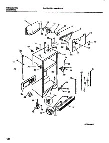 05 - Cabinet W /  Fan Assembly parts for Frigidaire Refrigerator F44NH22BW0 from AppliancePartsPros.com