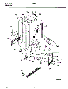 04 - Cabinet parts for Frigidaire Refrigerator F45ZR24JQ1 from AppliancePartsPros.com