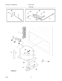 07 - System parts for Frigidaire Freezer FCCG151FW2 from AppliancePartsPros.com