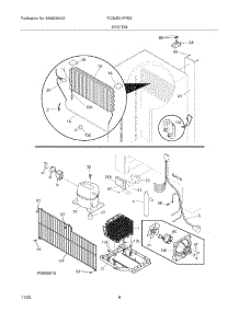 07 - System parts for Frigidaire Refrigerator FCGM201RFB2 from AppliancePartsPros.com