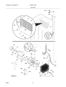 07 - System parts for Frigidaire Freezer FCFS201LFW0 from AppliancePartsPros.com