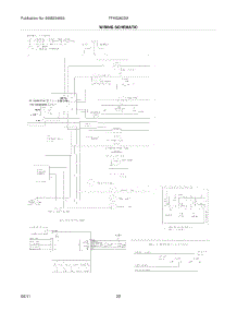 22 - Wiring Schematic parts for Frigidaire Refrigerator FFHS2622MB0 from AppliancePartsPros.com