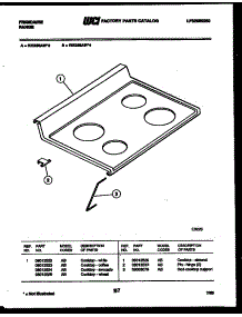 03 - Cooktop Parts parts for Frigidaire Range REG36AH3 from AppliancePartsPros.com