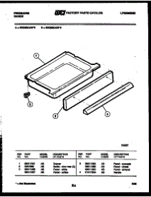 06 - Drawer Parts parts for Frigidaire Range REG36CAH4 from AppliancePartsPros.com