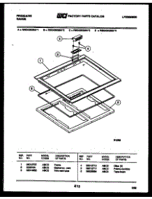 05 - Cooktop Frame Parts parts for Frigidaire Range REG438QMA3 from AppliancePartsPros.com