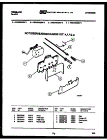 09 - Motor Parts parts for Frigidaire Range REG438QMA2 from AppliancePartsPros.com