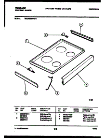 04 - Cooktop Parts parts for Frigidaire Range REG638BNW3 from AppliancePartsPros.com