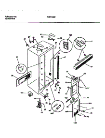 04 - Cabinet, Light Shields, Mullion parts for Frigidaire Refrigerator F45PC22BW0 from AppliancePartsPros.com