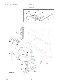 07 - System parts for Frigidaire Freezer FCCS151FW1 from AppliancePartsPros.com