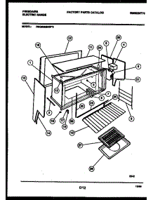 09 - Upper Body Parts parts for Frigidaire Range REG638BNW3 from AppliancePartsPros.com