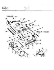 06 - Controls, Damper, Fan Section parts for Frigidaire Refrigerator F45PC22BW0 from AppliancePartsPros.com
