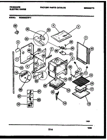 10 - Lower Body Parts parts for Frigidaire Range REG638BNW3 from AppliancePartsPros.com