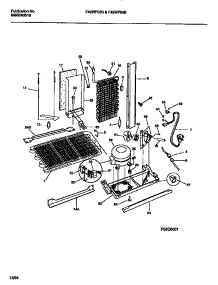 08 - Compressor, Condenser, Evaporator parts for Frigidaire Refrigerator F45WP24BW0 from AppliancePartsPros.com