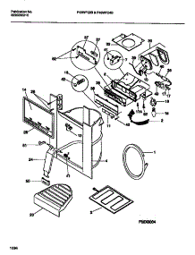 10 - Interior Freezer  Compartment parts for Frigidaire Refrigerator F45WP24BW0 from AppliancePartsPros.com
