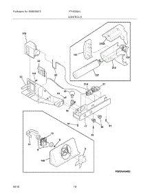 11 - Controls parts for Frigidaire Refrigerator FFHS2624LE0 from AppliancePartsPros.com