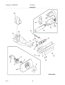 11 - Controls parts for Frigidaire Refrigerator FFHS2313LP4 from AppliancePartsPros.com