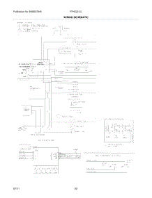 22 - Wiring Schematic parts for Frigidaire Refrigerator FFHS2313LE4 from AppliancePartsPros.com