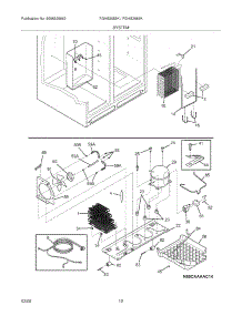 13 - System parts for Frigidaire Refrigerator FGHS2655KP0 from AppliancePartsPros.com