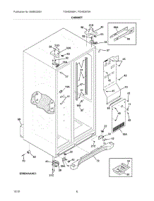 07 - Cabinet parts for Frigidaire Refrigerator FGHS2679KE3 from AppliancePartsPros.com