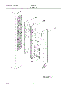 13 - Controls parts for Frigidaire Refrigerator FGUN2642LF0 from AppliancePartsPros.com