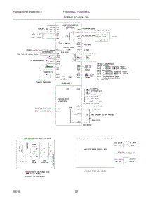22 - Wiring Schematic parts for Frigidaire Refrigerator FGUS2632LP0 from AppliancePartsPros.com