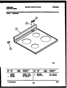 03 - Cooktop Parts parts for Frigidaire Range RES34BNL3 from AppliancePartsPros.com