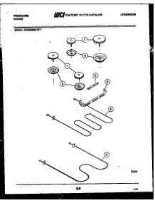 03 - Broiler Parts parts for Frigidaire Range REGS38BKW1 from AppliancePartsPros.com
