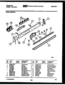 03 - Control Panel parts for Frigidaire Range RG533NW1 from AppliancePartsPros.com