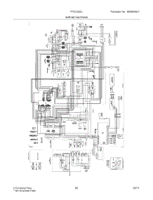 25 - Wiring Diagram parts for Frigidaire Refrigerator FFSC2323LP4 from AppliancePartsPros.com