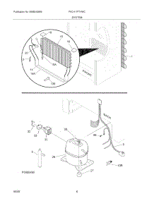 07 - System parts for Frigidaire Freezer FKCH17F7HWC from AppliancePartsPros.com